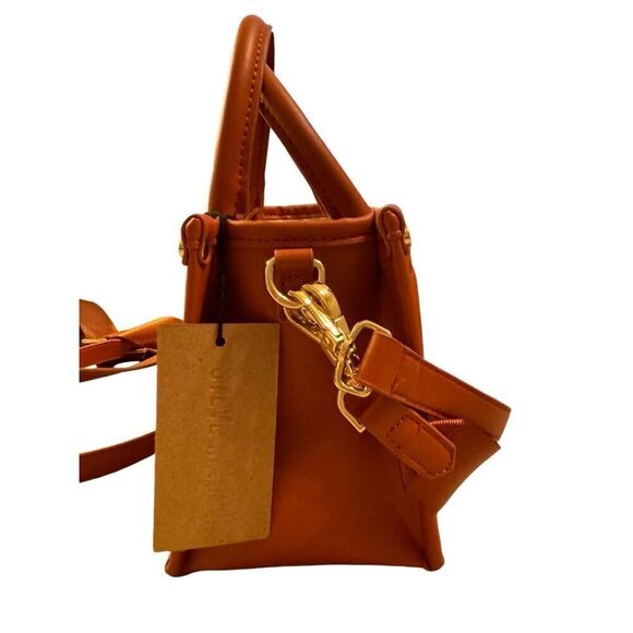 New Steve Madden Bniko Quilted Crossbody Purse Bag in Whiskey Spice - Picture 4 of 8